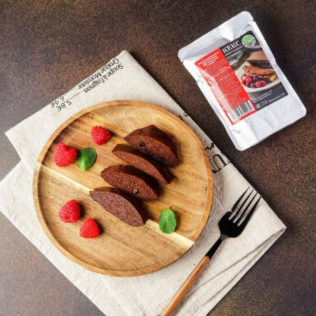 Кекс консерв. стерилизованный "Шоколадный с клюквой"