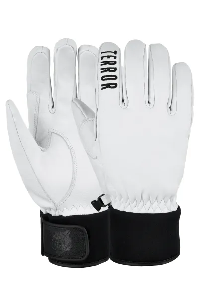 Перчатки Terror-Leather Gloves Black в Краснодаре