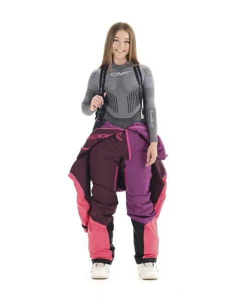 Комбинезон сноубордический Dragonfly Premium Woman Purple&Brown в Краснодаре