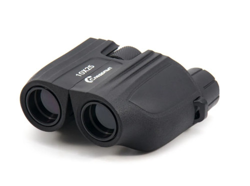 Бинокль Следопыт 10х25,95*106*49 мм,236г, в чехле черный