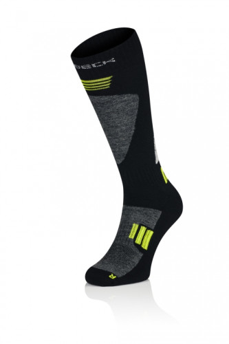 Купить Носки Brubeck Ski Forse черно-зеленый в Краснодаре