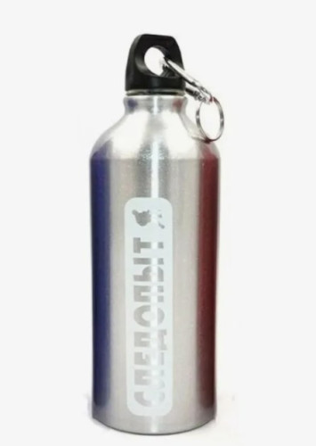 Бутылка питьевая алюм.с карабином 600мл Следопыт