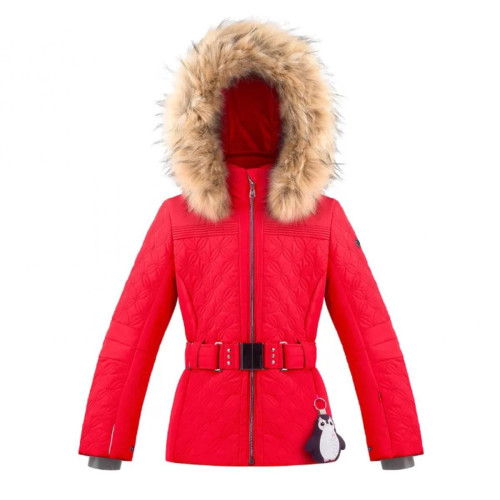 Куртка горнолыжная Poivre Blanc с иск.мехом W21-1003-JRGL/A красный в Краснодаре