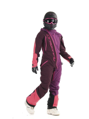 Комбинезон сноубордический Dragonfly Premium Woman Purple&Brown в Краснодаре