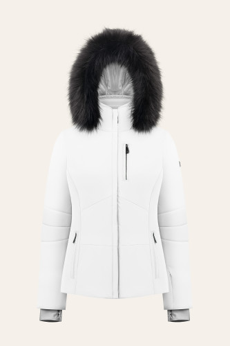 Куртка горнолыжная Poivre Blanc с иск.мехом W24-0800-WO/A белый в Краснодаре
