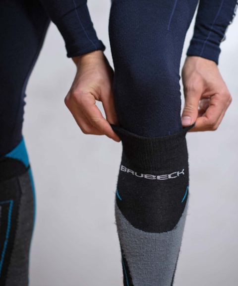 Купить Носки Brubeck Snow Forse Light серый/синий в Краснодаре