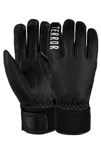 Перчатки Terror-Leather Gloves Black в Краснодаре