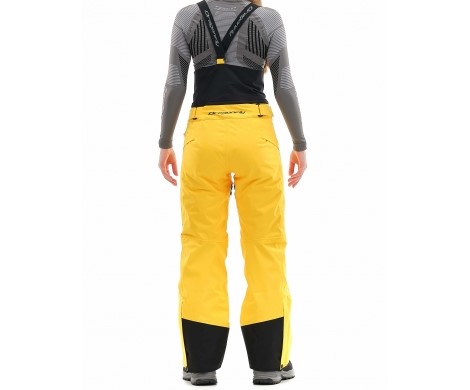 Брюки горнолыжные Dragonfly Gravity Premium Woman Yellow-Dark Ocean в Краснодаре