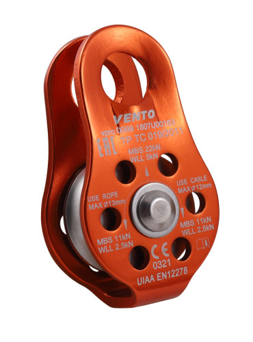  Блок-ролик одинарный Спасатель Люкс дюраль Венто в Краснодаре  