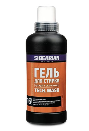Гель Sibearian Tech Wash для стирки мембранных тканей 250 мл,1137