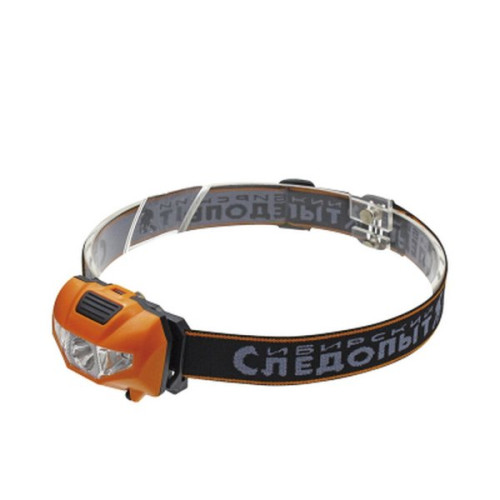 Фонарь Следопыт-Кварк,налоб.1 COB+2 LED,3хААА