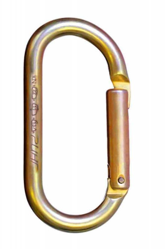  Карабин Ринг сталь овал с прямой защелкой (keylock) 22 кН в Краснодаре  