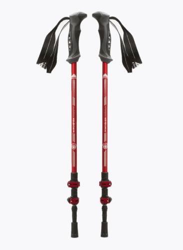 Палки треккинговые Манарага Alpine красные