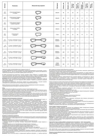  Карабин Венто Light со скобой зеленый  в Краснодаре  