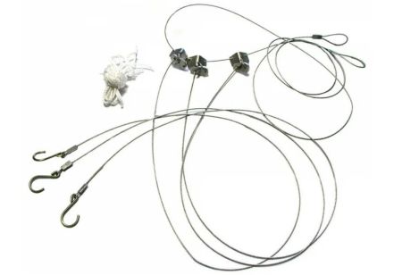 Трос Вертикаль Костровой 3-х крючковый