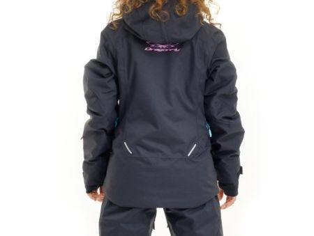 Куртка горнолыжная Dragonfly утепленная Gravity Premium Woman Black-Pink в Краснодаре