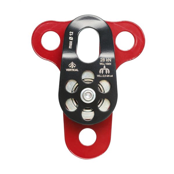  Блок-ролик Вертикаль двойной сталь с подшипником Про в Краснодаре  