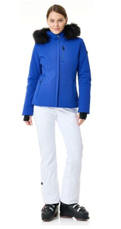 Куртка горнолыжная Poivre Blanc с иск.мехом W24-0802-WO/A синий в Краснодаре