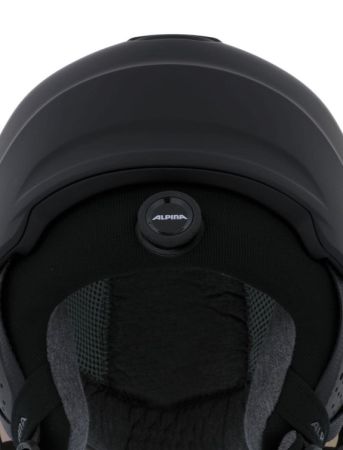 Шлем Alpina Alto Q-Lite Black Matt (Gold Mirror)