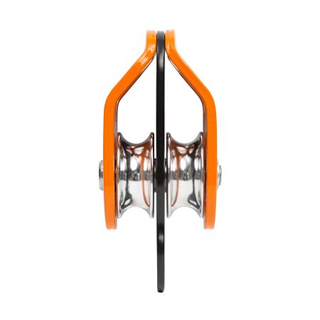  Блок-ролик Вертикаль двойной дюралевый с подшипником в Краснодаре  