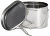 Котел Роза Ветров 1,3л.низкий нерж.крышка с ручками