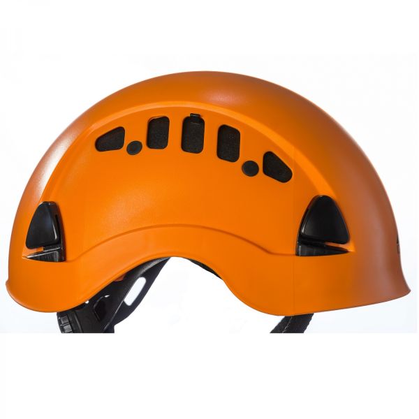  Каска Вертикаль защитная с вентиляционными отверстиями(оранжевая) в Краснодаре  