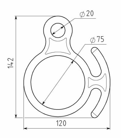  Спусковое устройство Вертикаль 8 рогатая сталь в Краснодаре  