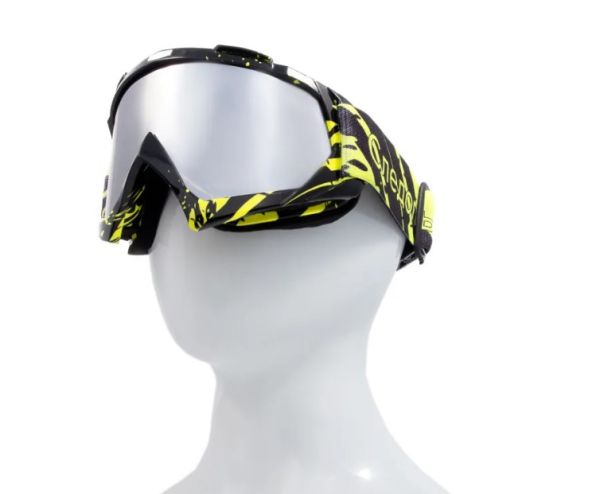 Купить очки мотоциклетные/снегоходные следопыт м6,линзы chrome silver+ transparent в Краснодаре