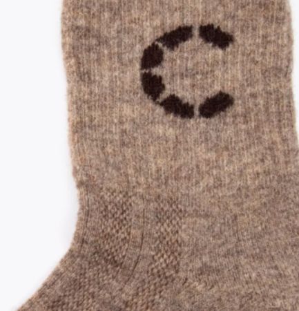 Купить Носки Следопыт Organic wool socks YAK,natural brown 