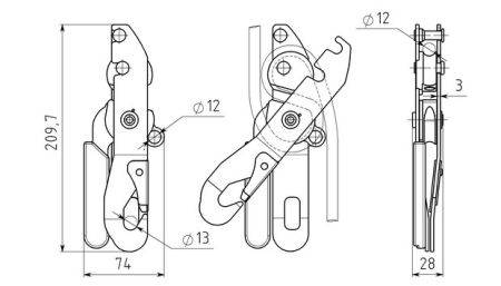  Стопор-десантер Вертикаль ver 0305 в Краснодаре  