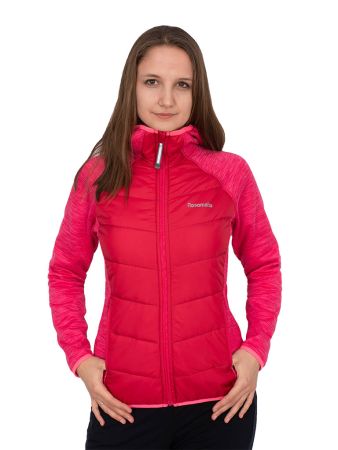 Куртка женская комбинированная "Оя" (розовый)