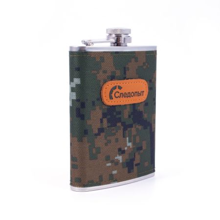 Фляга Следопыт оплетка из oxford camo pixel 280 мл
